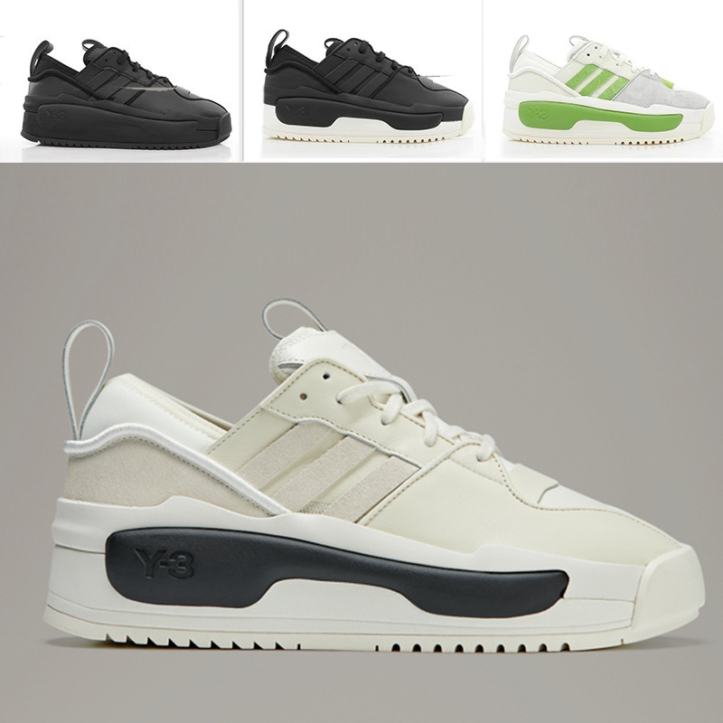 Y3Y-3男士真皮低帮鞋