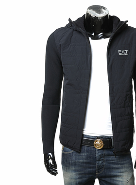 Armani/阿玛尼EA7 男士时尚保暖连帽夹克外套 7M000653 AF16218