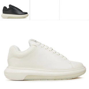 X4X649 Armani 低帮休闲鞋 厚底增高真皮小白鞋 XR072 阿玛尼EA男士
