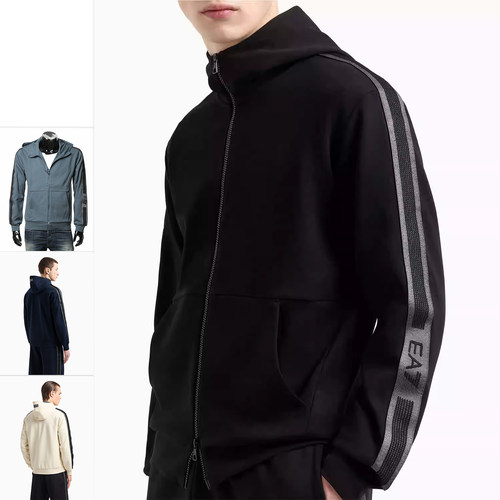 Armani/阿玛尼EA7男士开衫卫衣