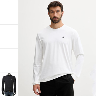 男士 绣标时尚 Calvin T恤 Jeans 休闲圆领长袖 LV04RD247G Klein