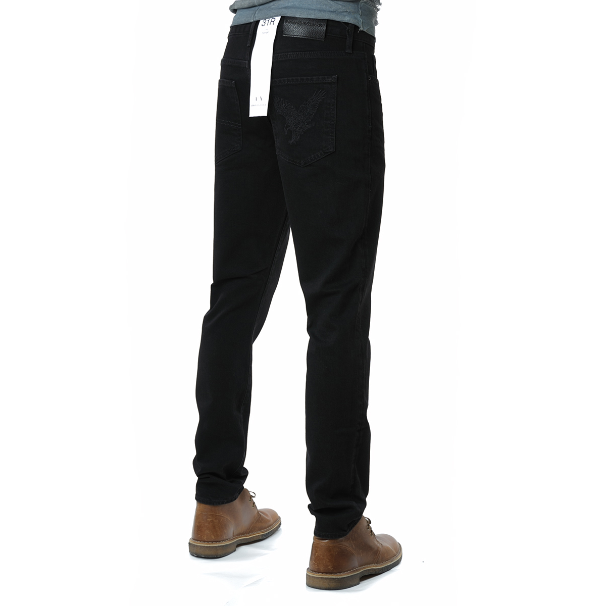 Armani/阿玛尼男士刺绣牛仔裤