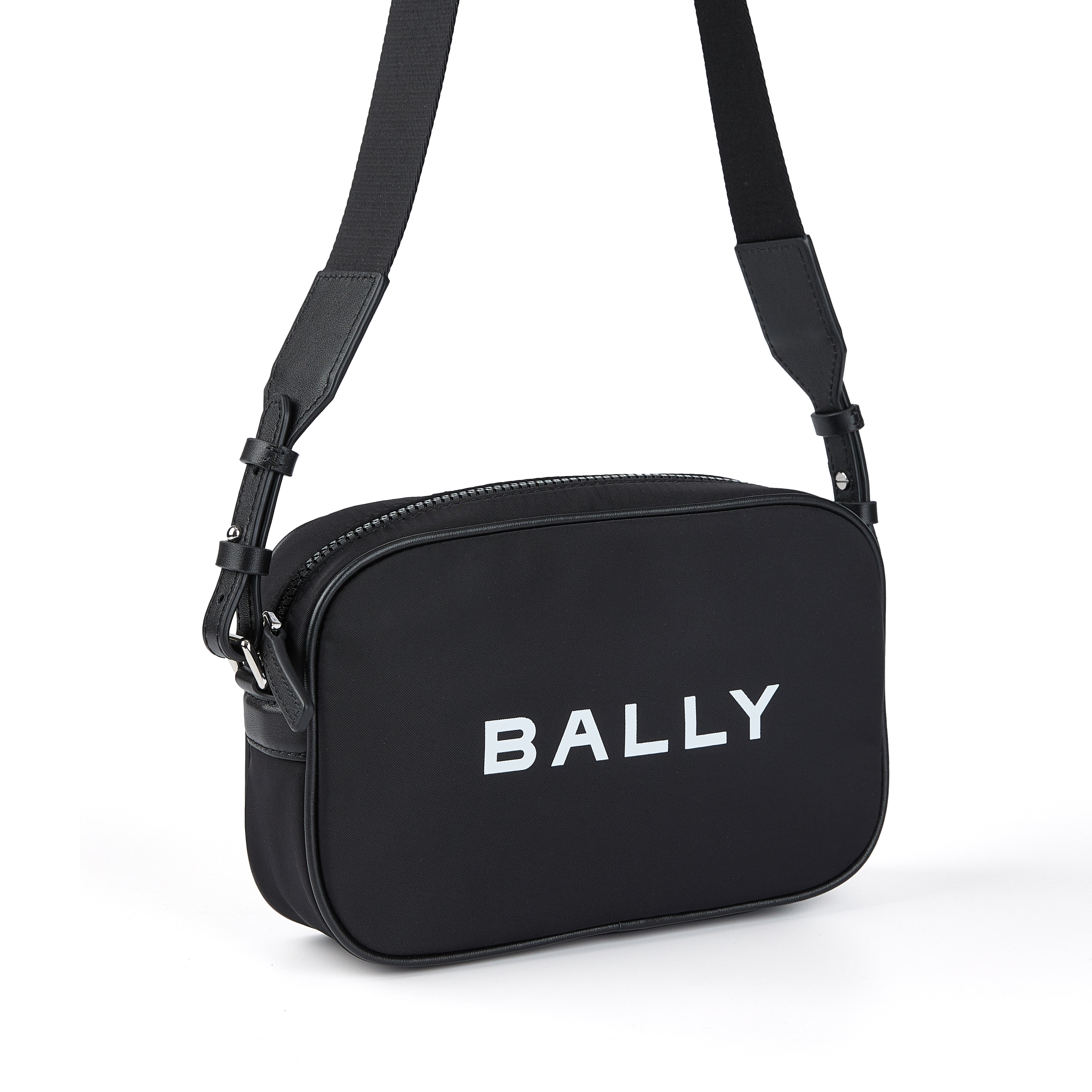 Bally/巴利男士奢潮大牌轻便帆布休闲单肩斜挎包 MAO00W NY401