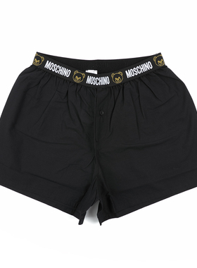 Moschino/莫斯奇诺男士时尚家居经典小熊四角内裤242V1A1304 4407