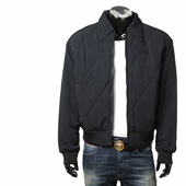 范思哲VJ 男士 潮牌菱格保暖棉夹克外套 Versace 79GAS420 CQ12D