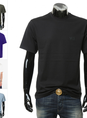 Y3 Y-3 正品 男士时尚简约休闲上衣潮牌纯棉短袖T恤 JD9829