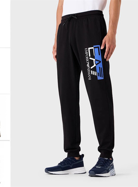 Armani/阿玛尼EA7 男士字母印花束脚长裤休闲裤 6RPP73 PJ05Z