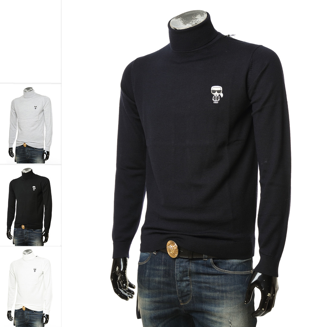 老佛爷高领毛衣KarlLagerfeld