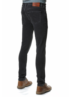 Calvin Klein CK 卡尔文克雷恩 男黑色水洗长裤牛仔裤 LV04RB722G