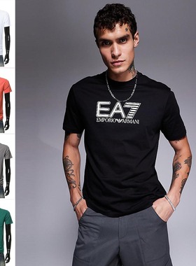 Armani/阿玛尼EA7 男士时尚休闲圆领短袖T恤 6DPT62 PJVQZ