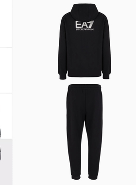 Armani/阿玛尼EA7 男保暖毛里连帽卫衣运动休闲套装6DPV66 PJVTZ