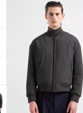 Armani/阿玛尼EA 男士时尚休闲棒球领棉夹克外套 6D1B67 1NUSZ