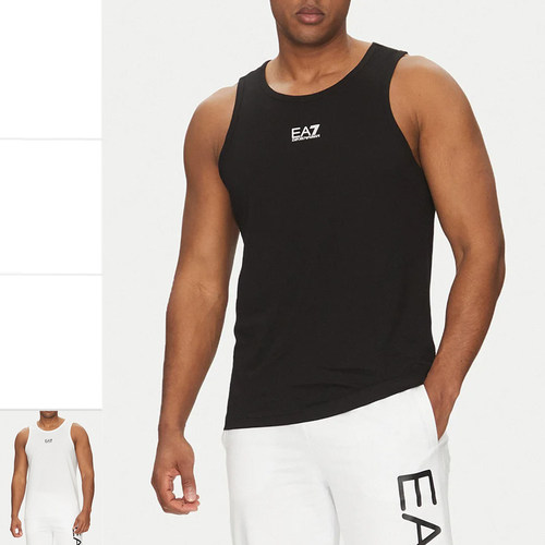 阿玛尼男士修身运动背心无袖T恤