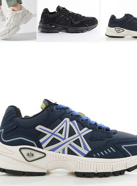 Armani/阿玛尼AX 男士休闲时尚老爹鞋低帮鞋 XUX188 XV775