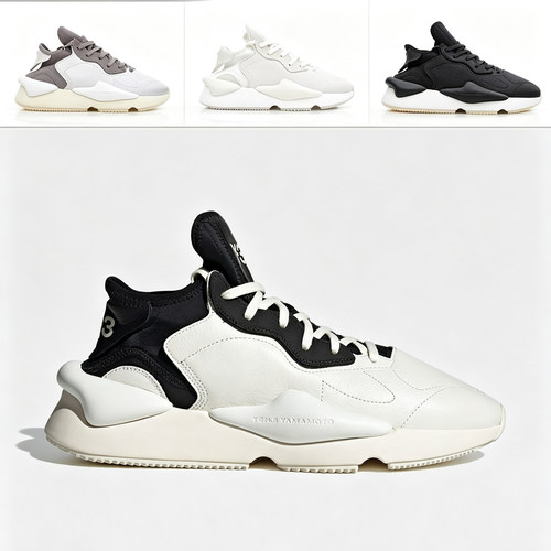 Y-3男士真皮轻便运动鞋休闲鞋
