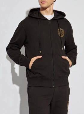 Versace/范思哲VJ 男士休闲奢潮金标时尚开衫卫衣 78GAIT00 CF01T