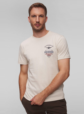 Aeronautica Militare AM空军 男士时尚纯棉短袖T恤242TS2326J641