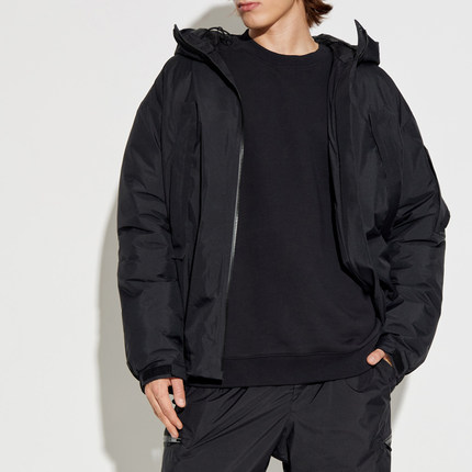 Y3 Y-3 海外直邮 男士时尚潮牌抽绳连帽简约休闲夹克外套 JW4619