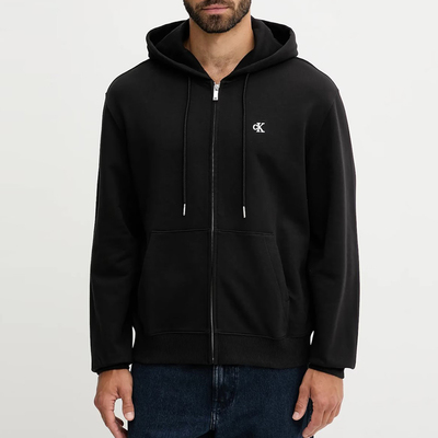 CK男士时尚休闲连帽开衫卫衣