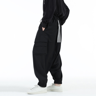 海外直邮 男士 休闲裤 JX7274 三杠宽松长裤 潮牌经典 时尚