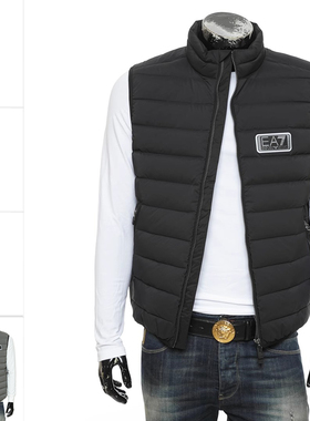 Armani/阿玛尼EA7男士鸭绒保暖羽绒服马甲背心外套 6DPQ02 PNHAZ
