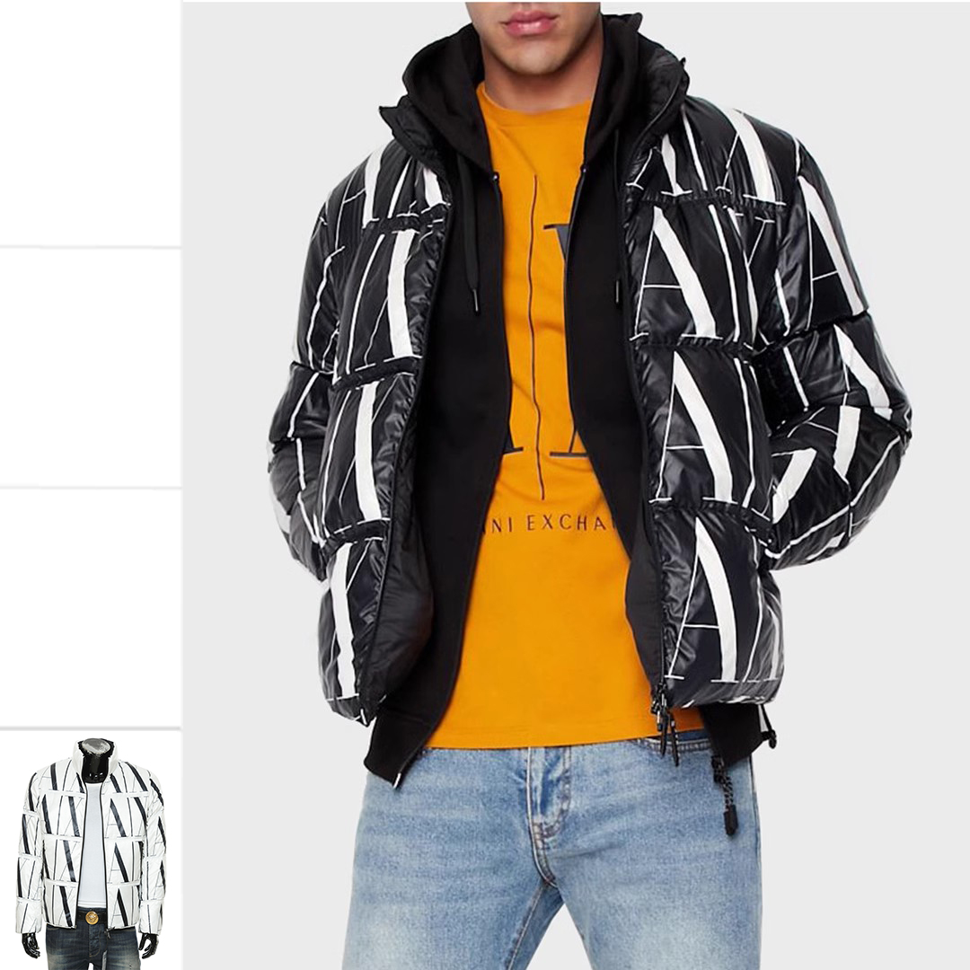 阿玛尼男士加厚羽绒服