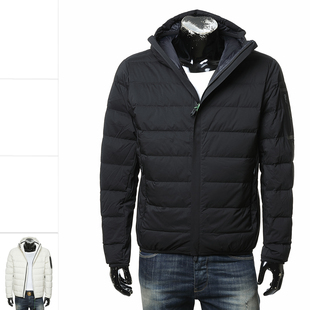 Hugo Boss绿标 男士休闲保暖连帽羽绒服外套 50551893 10267912