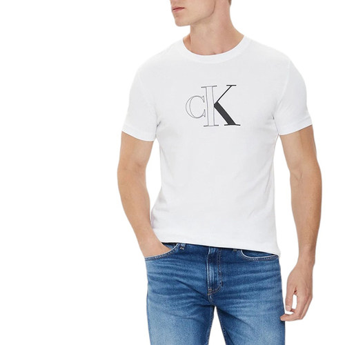 CK男士时尚圆领休闲短袖T恤