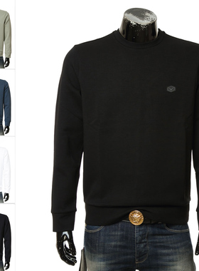 Armani/阿玛尼EA 海外直邮 男士简约鹰标套头卫衣 8N1MD1 1JHSZ