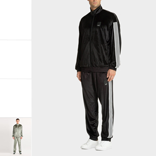 6DPV71 Armani 潮牌丝绒卫衣运动休闲服套装 男士 PJZDZ 阿玛尼EA7