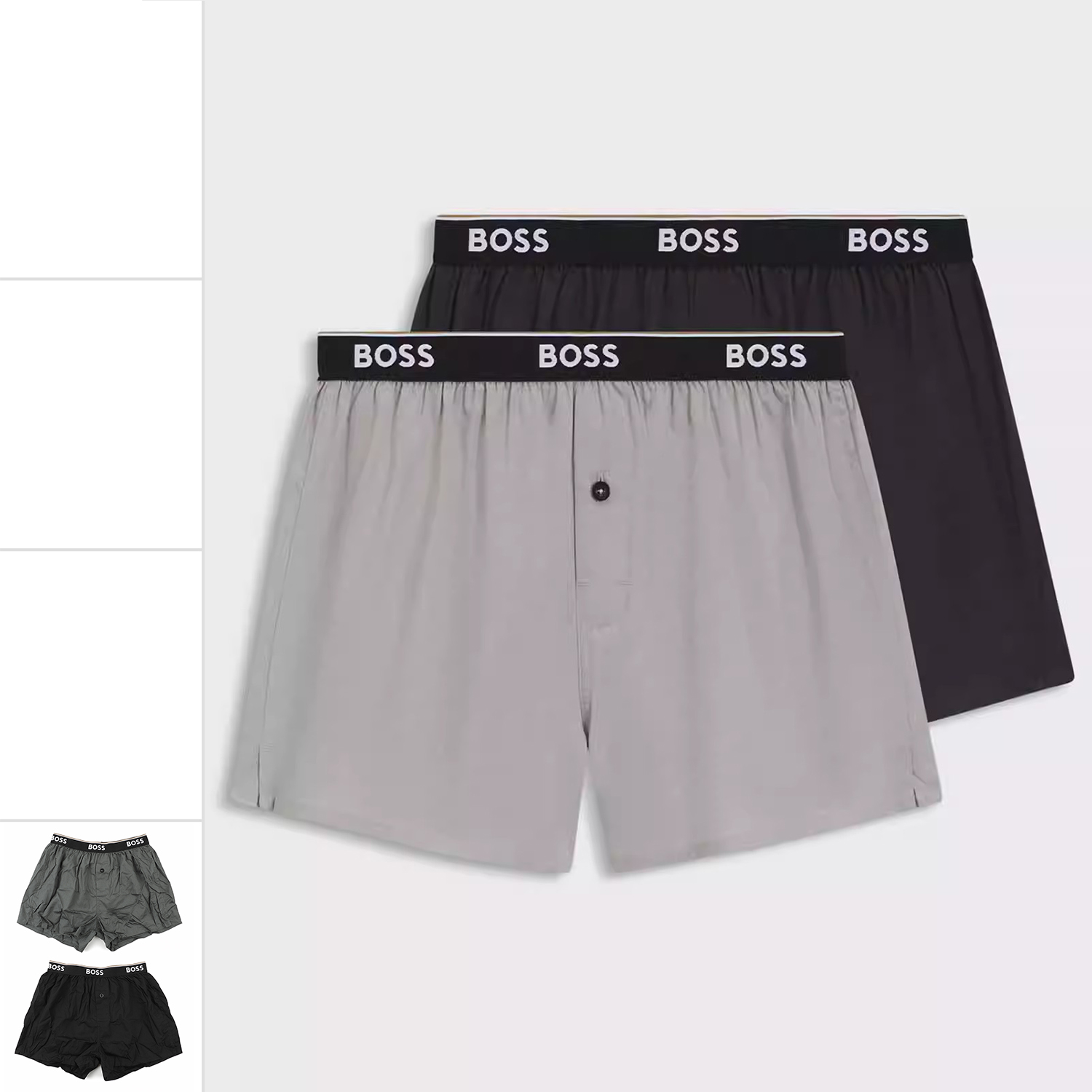 HugoBoss黑标男士平角内裤