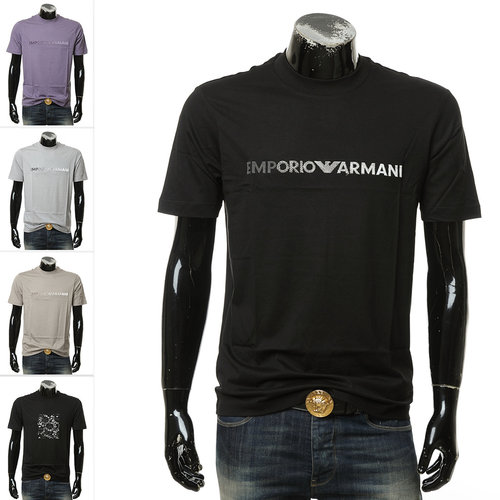 Armani/阿玛尼纯棉短袖T恤男