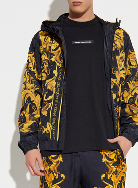 Versace/范思哲 VJ 男士奢潮巴洛克印花连帽夹克 79GASD06 CQ20D
