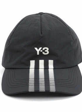 Y3 Y-3 正品 男士运动休闲帽子潮牌经典三杠鸭舌帽棒球帽 IY4083