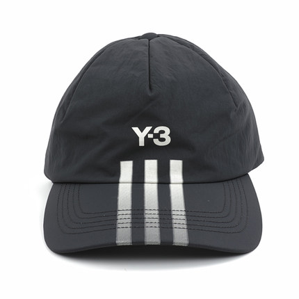 Y3 Y-3 正品 男士运动休闲帽子潮牌经典三杠鸭舌帽棒球帽 IY4083