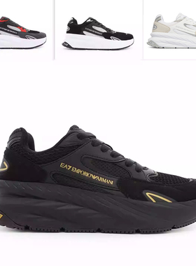 Armani/阿玛尼EA7 男士时尚经典款低帮鞋运动鞋 7X000342 AF18617