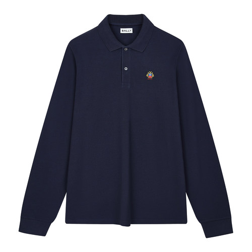 Bally/巴利男士长袖POLO衫