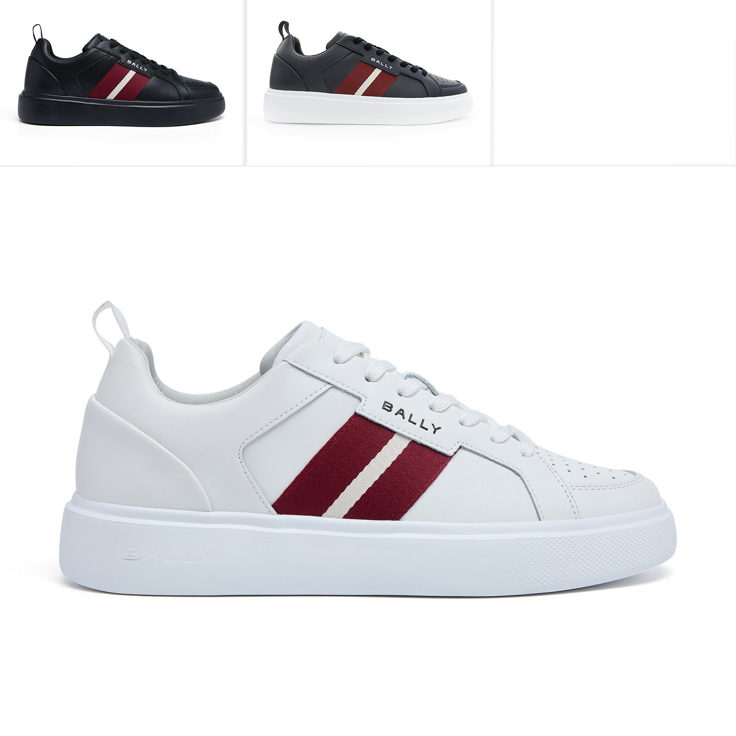 Bally/巴利男士时尚大牌经典真皮低帮透气休闲鞋 MSK0FT VT005