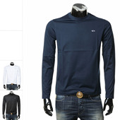 简约休闲圆领长袖 SHARK鲨鱼 PAUL 男士 绣标时尚 T恤 99311006