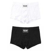 252V1A1305 moschino 4406 潮牌2件装 四角内裤 莫斯奇诺男士 时尚
