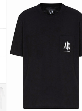 Armani/阿玛尼AX 男士时尚休闲圆领简约短袖T恤 XM000366 AF12308