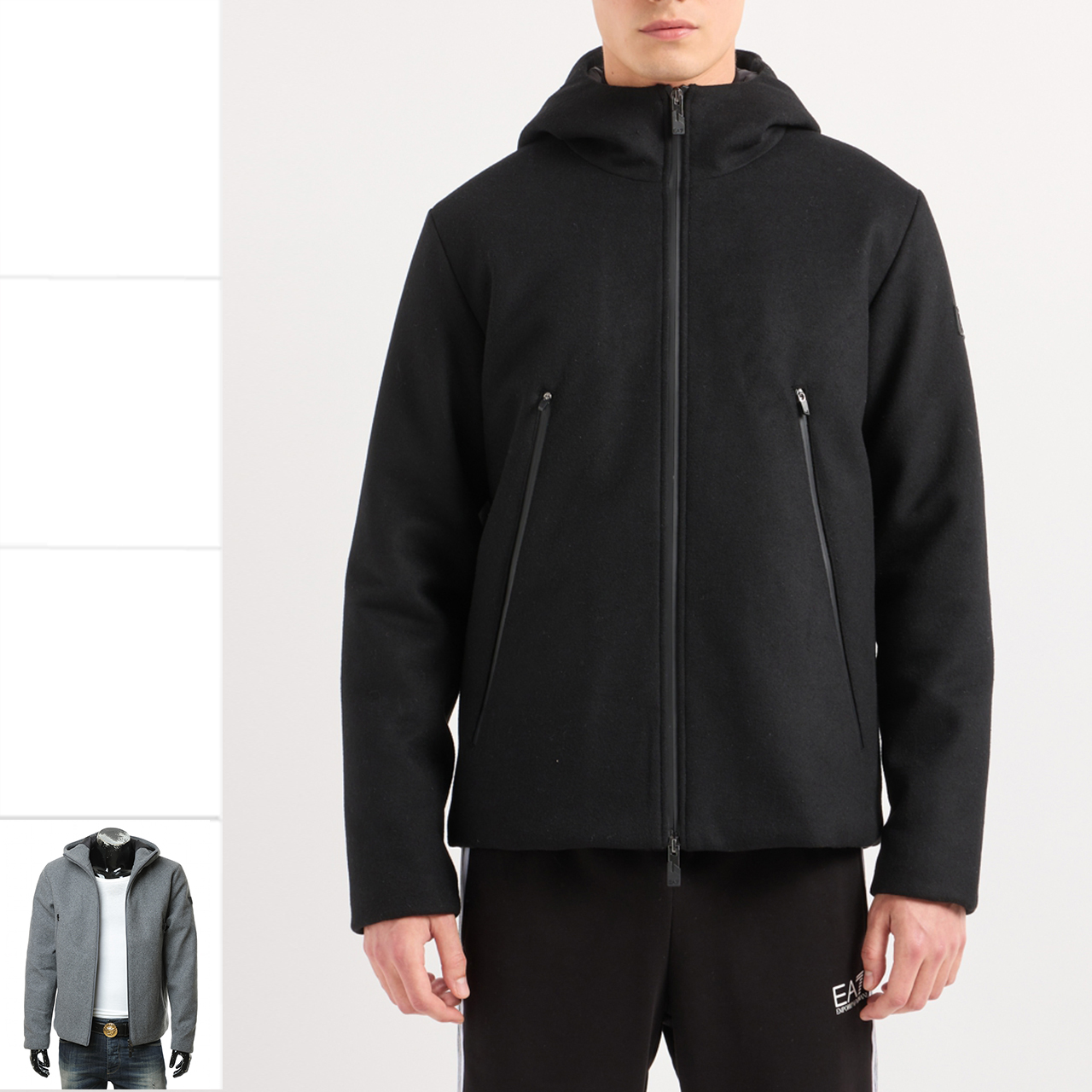 Armani/阿玛尼男士保暖连帽外套