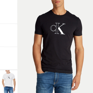 男士 T恤 Klein J30J325678 圆领休闲短袖 Jeans 时尚 Calvin 修身