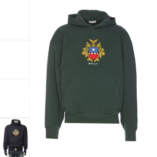 MJE065 Bally 休闲套头连帽卫衣 奢华刺绣时尚 CO227 巴利男士