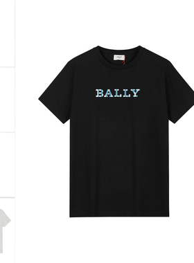Bally/巴利海外直邮 男士时尚休闲潮流纯棉短袖T恤 MJE057 7S319