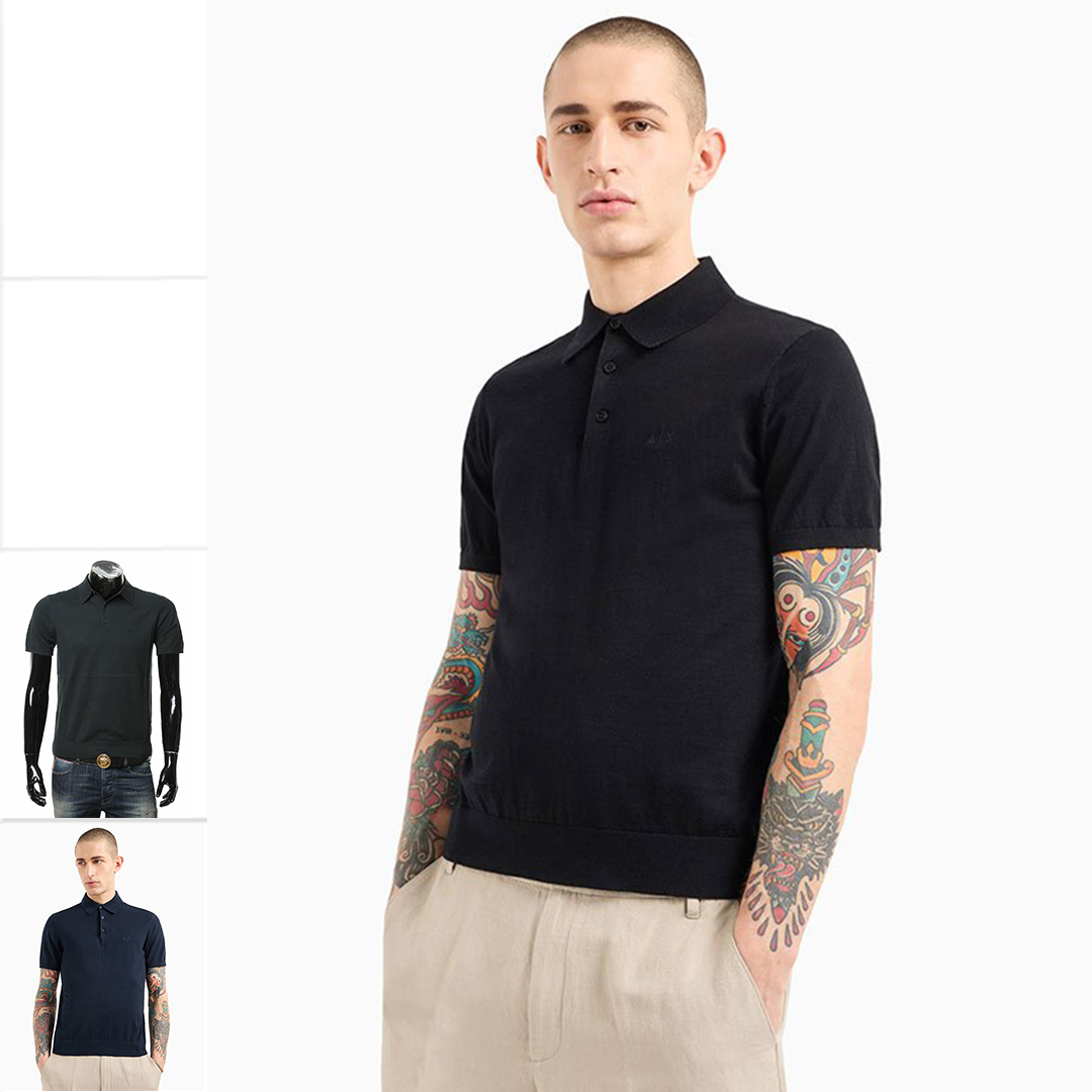 Armani/阿玛尼AX男士短袖POLO衫