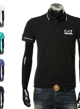 Armani/阿玛尼EA7 正品 男士时尚翻领短袖POLO衫 3DPF19 PJ04Z