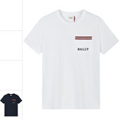 时尚 男士 休闲圆领短袖 T恤 00317 Bally 599112 巴利海外直邮