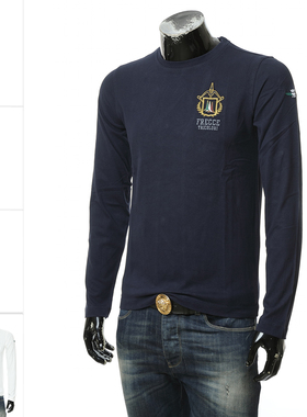 Aeronautica Militare AM空军 男士休闲刺绣长袖T恤242TS2316J564