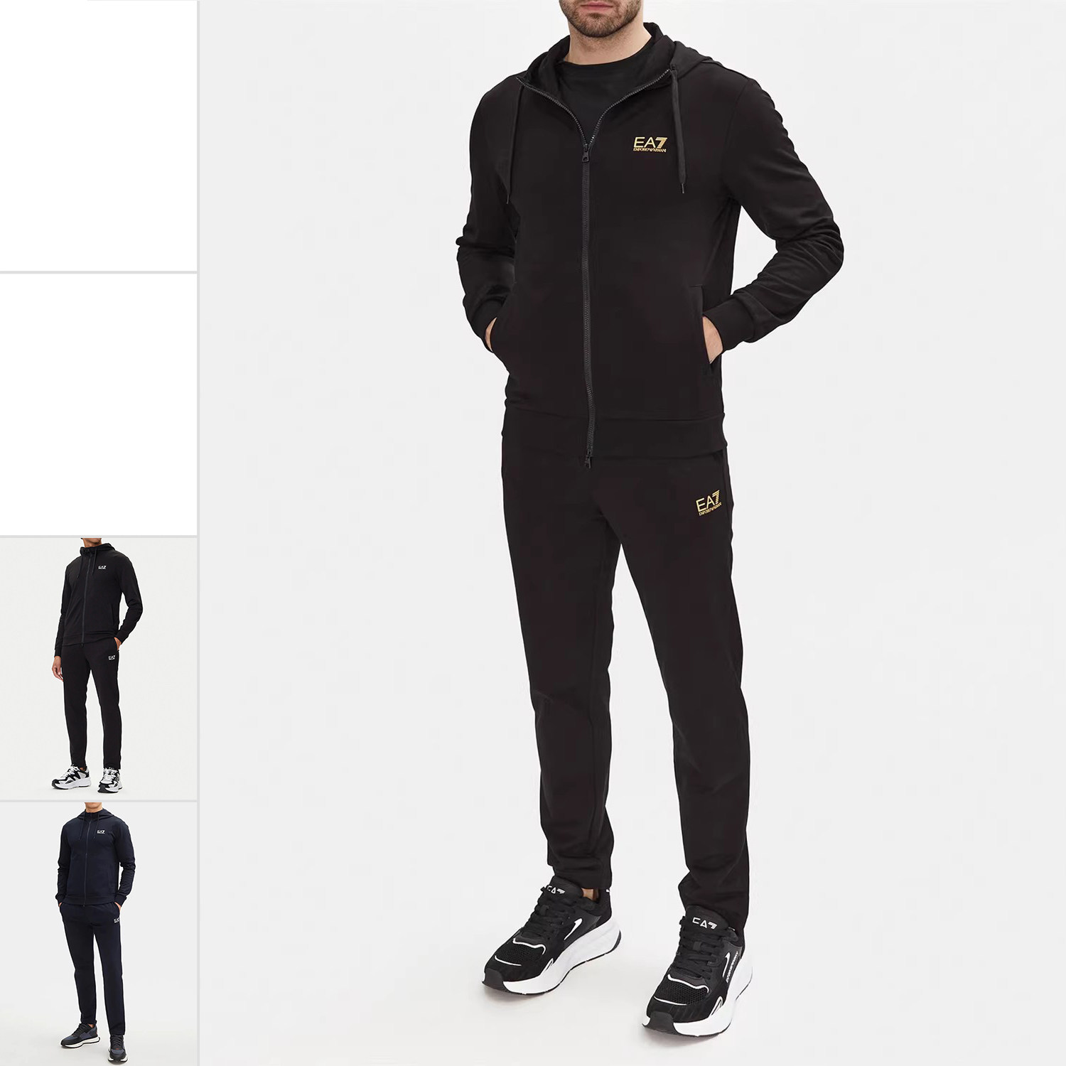Armani/阿玛尼EA7 男士潮牌时尚休闲连帽运动套装 8NPV62 PJVRZ